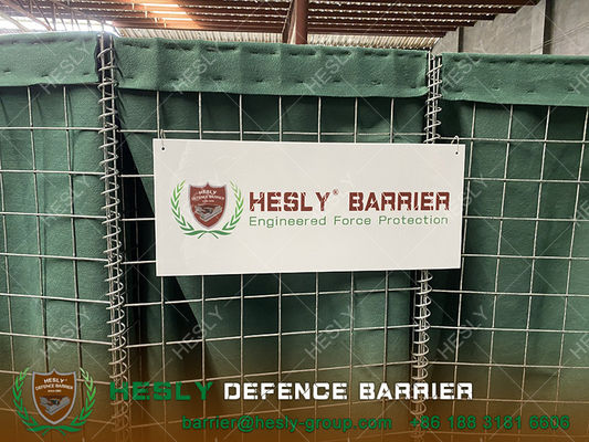中国 HESLY 防御バリア | 高さ2.21m | 幅1.06m | 軍用砂ジオテキスタイルライニング - 中国工場 サプライヤー