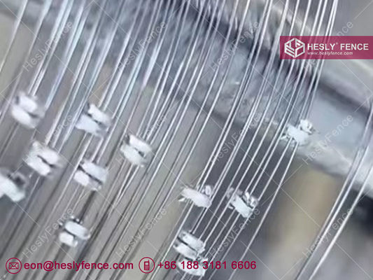 中国 10X10m МЗП Путанка,0.5/0.6/0.8/0.9mmワイヤ直径,MZPヘスリーフェンス 中国タングルワイヤ工場販売 サプライヤー