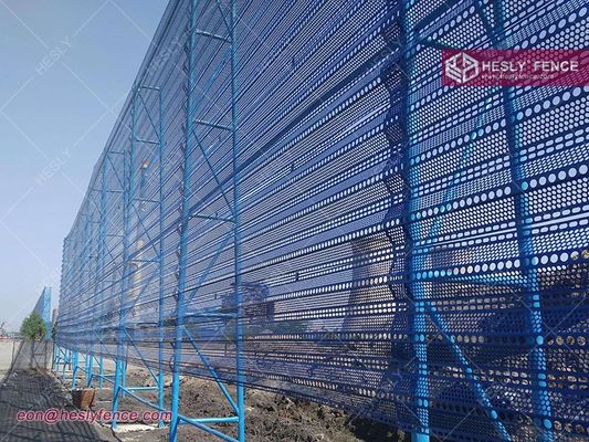 中国 7.5M 高さ×4.5m 幅 鋼の防風フェンス 壁 (中国防風フェンスサプライヤー) サプライヤー