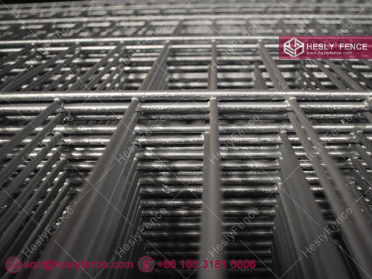 HESLY 868 フェンスメッシュ | 頑丈なフェンスパネル | スポーツ用囲いフェンス | 2X2.5m | 8mmX2+6mmワイヤー | ダークグリーン - Hesly サプライヤー