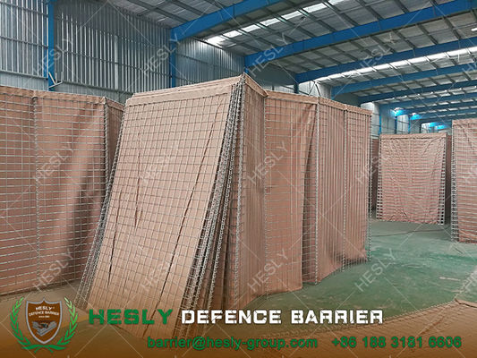 回復可能な軍事用セキュリティ防護用蛇籠バリア | 1m x 1m x 1m サプライヤー