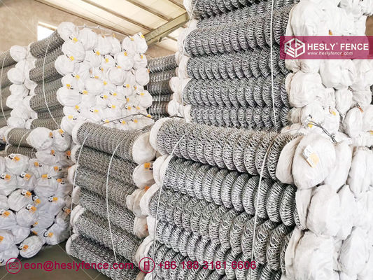 中国チェーンリンクフェンス | 中国55X55mm メッシュ開口部 | 4.0mm スチールワイヤー - Hesly フェンス、中国 サプライヤー
