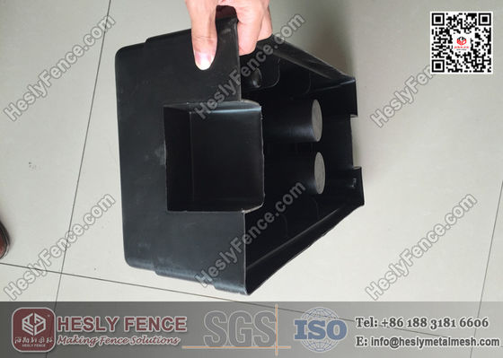 黒色注射模具 プラスチック 仮設フェンス脚/ブロック (中国サプライヤー) サプライヤー