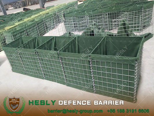 1X1X1m 溶接金網 軍事防護バリア | HESLY 中国 防護壁工場 サプライヤー