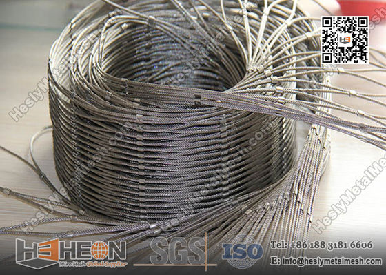 SS316L スリーブステンレス鋼線ケーブルメッシュ 中国装飾用線網工場 サプライヤー