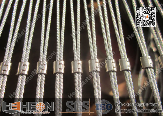 SS316L スリーブステンレス鋼線ケーブルメッシュ 中国装飾用線網工場 サプライヤー