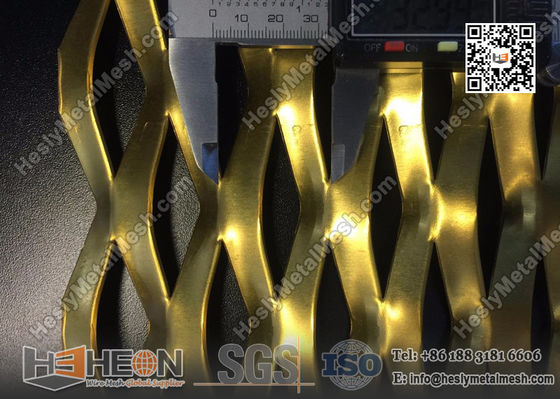 オキシドコーティング アルミ 拡張金属メッシュ 建物のファサード サプライヤー