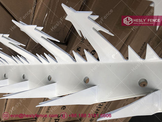 防攀爬刀片刺 | 围栏顶部尖刺 | 粉末涂层 | 墙壁安全尖刺 | Hesly 品牌 | 中国供应商 サプライヤー