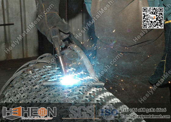 AISI304 1.5X20X50mm 耐火材ライニング用六角メッシュグリッド | 中国製ヘックスメッシュサプライヤー サプライヤー