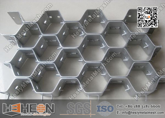 AISI304 1.5X20X50mm 耐火材ライニング用六角メッシュグリッド | 中国製ヘックスメッシュサプライヤー サプライヤー