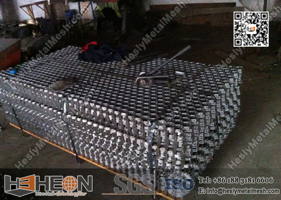 AISI304 1.5X20X50mm 耐火材ライニング用六角メッシュグリッド | 中国製ヘックスメッシュサプライヤー サプライヤー