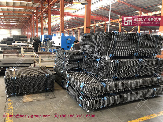 65Mn スチールセメント振動スクリーンメッシュ 6mmの線直径 15mmX15mmの網開口 - Hesly Wire Mesh 中国 サプライヤー
