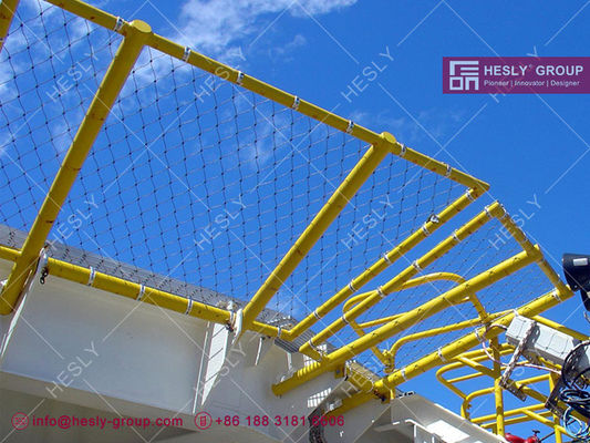 AISI316 ヘリデック 安全網 フレーム付き 100kg 1m 高さ 落下負荷試験 CAP 437 標準 中国メーカー サプライヤー