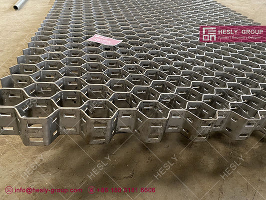 ダブル クリンチ ヘックスメタル タンク スタック |ステンレス鋼304H | 2 "X14Ga ストリップ | 2" 六角穴 - HESLY 中国工場 サプライヤー