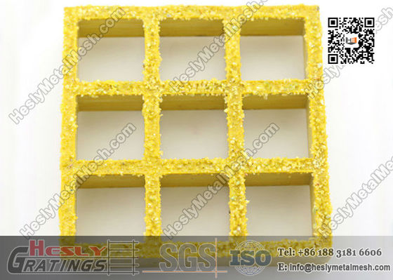 38mm厚 難燃性 FRP製 格子 38x38mm 角穴 サプライヤー