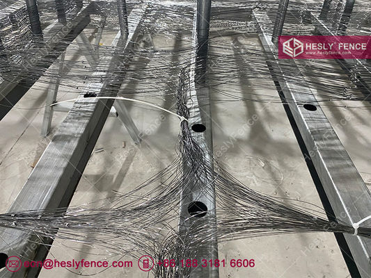 MZP プータンカワイヤ, 10X10m, 0.5/0.6/0.8/0.9mm ワイヤ直径, 高張力鋼鉄ワイヤネット, 工場販売, 中国 ヘスリーフェンス サプライヤー