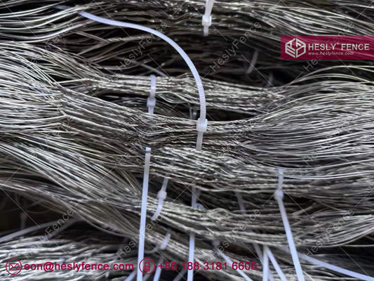 10X10X1.4m MZP プタンカワイヤー、目立たない障害物、ワイヤー径0.5/0.5/0.8/0.8mm、HeslyFence China サプライヤー