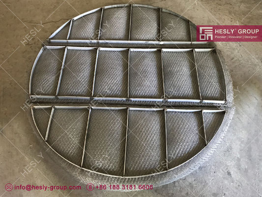 ステンレス鋼 316L ニットワイヤ Mesh デミスターパッド, O.D2m丸い形,工場販売 中国 HESLY サプライヤー