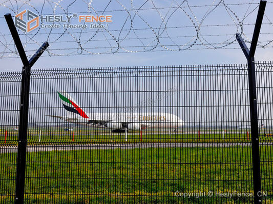 3m高さ 空港敷地フェンス | HeslyFence 工場直販 | コンサートINA有刺鉄線 サプライヤー