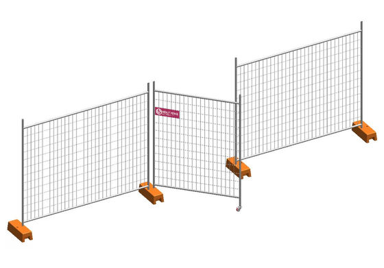 HESLY 仮設フェンスパネル 2.1×2.4m 42μm цинカリングコーティング 中国フェンスファクトリー販売 サプライヤー