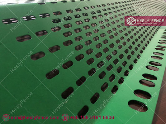 単一ピーク防風柵（風・砂塵対策フェンス）| 厚さ1.5mm | 幅300mm | 粉体塗装 サプライヤー