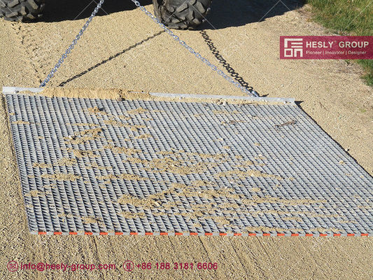 遊び場用 4'x4' 亜鉛メッキ鋼製ドラッグマット | HESLY 中国工場直販 サプライヤー