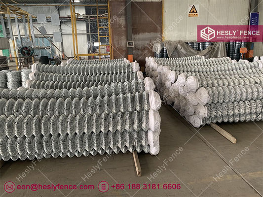 HESLYチェーンリンクフェンシング 80×80mmの網膜開口 4.0mmのワイヤー - Hesly Fence 中国 サプライヤー